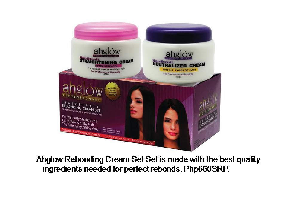 Ahglow Rebonding Cream Set