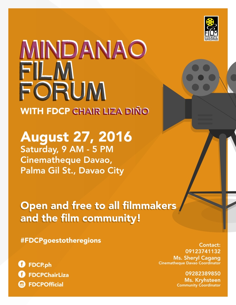 Davao Film Forum (August 27)