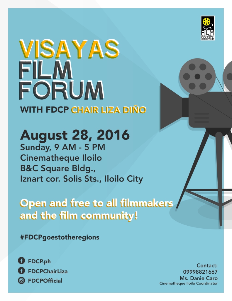 Visayas Film Forum (August 28)